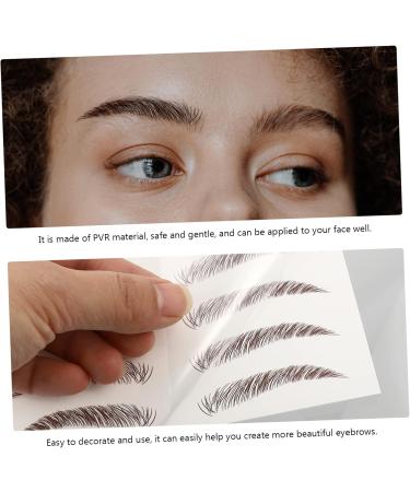 Didiseaon 5 Sheets Eyebrow 3d Sticker Stickers Waterproof Imitation Ecological Makeup Brow Sticker Tool Modify - Buy Online on GoSupps.com