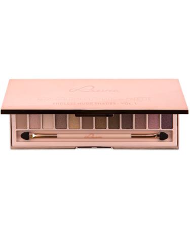 Luvia Profi Endless Nude Eyeshadow Palette - 12 Matte & Shimmer Shades - Vegan Makeup Gift Box for Women - Limited Edition - Buy Online on GoSupps.com