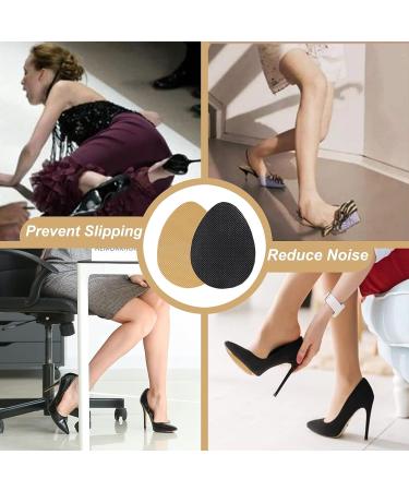 12PCS Black Non Slip Shoe Pads - Self Adhesive Silicone Grips for Heels - Anti Slip Shoe Sole Protectors - Buy Online on GoSupps.com