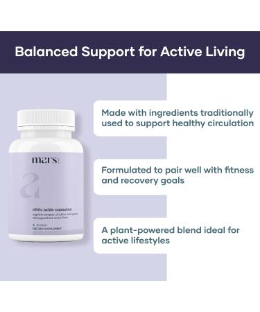 mars by GHC Nitric Oxide Lozenges - 60 Count - Nitric Oxide Supplement for Heart Health Circulation Energy Blood Flow Oxygenation Healthy Blood Pressure Cardiovascular Support for Men & Women - Buy Online on GoSupps.com