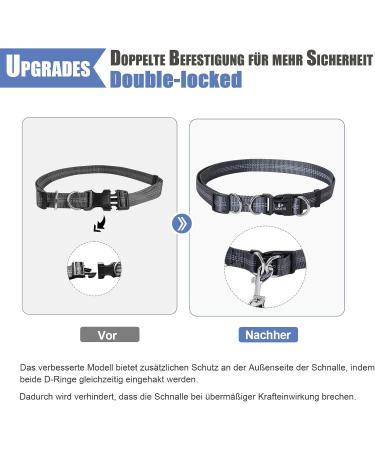 Snocyo Jogging Leash for Medium & Large Dogs - Elastic Reflective Dog Leash with Double Handle & Waist Belt - Perfect for Active Pet Owners - Buy Online on GoSupps.com