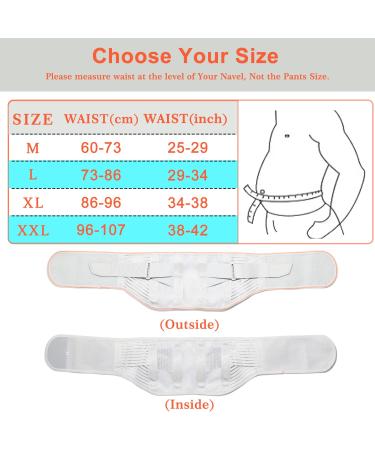 Adjustable Back Brace for Lower Back Pain Relief - Lightweight Lumbar Support Belt for Herniated Disc & Sciatica - Stylish Silver-Grey (X-Large - Buy Online on GoSupps.com