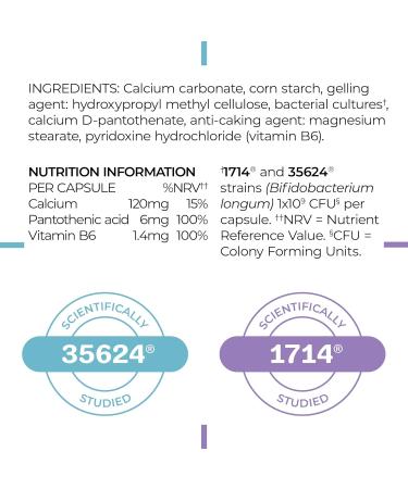 Alflorex Dual Action Probiotics - Reduce Fatigue with Bifidobacterium Longum - 30 Capsules - Buy Online on GoSupps.com