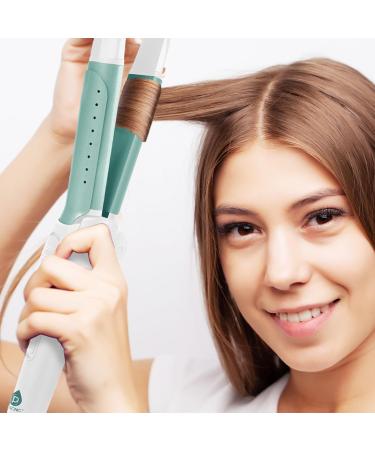PURSONIC Ceramic Hair Straightener and Curler - 2-in-1 Travel Styling Tool with Quick Heating for Perfect Hair Transformation - Buy Online on GoSupps.com