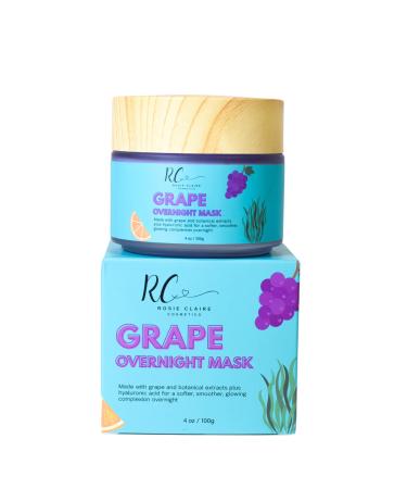 Cosmetics - Overnight Hydrating Antioxidant Vitamin C Hyaluronic Acid Sleeping Facial Mask Large 4oz Size Ultra Hydrating Moisturizer Skin Cream Anti Aging Exfoliating Brightening Smoothing Benefits