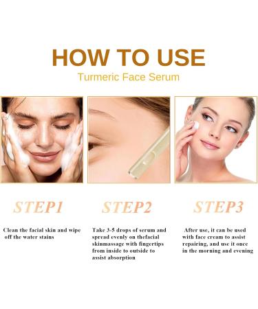 IZBEAUVO-Turmeric Face Serum Dark Spot Remover Serum For Face Turmeric Hydrating Serum Turmeric Dark Spot Correcting Glow Serum Turmeric Anti Aging Serum Nourishing And Brightening - Buy Online on GoSupps.com