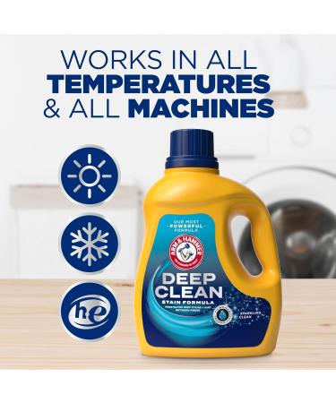 ARM & HAMMER Deep Clean Stain Formula Liquid Laundry Detergent 102 fl oz 68 Loads | Best International Shipping - Buy Online on GoSupps.com