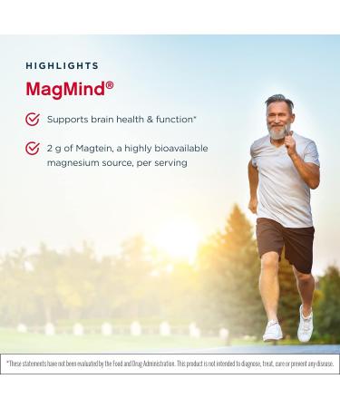 Jarrow Formulas MagMind 90 Capsules (Pack of 2) - Magnesium L-Threonate (Magtein) for Brain Health - 60 Servings - Buy Online on GoSupps.com