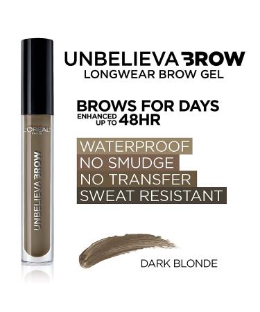 L'Oreal Paris Unbelieva-Brow Waterproof Tinted Brow Gel - Dark Blonde 563 | Longwear Perfect Brows - Buy Online on GoSupps.com