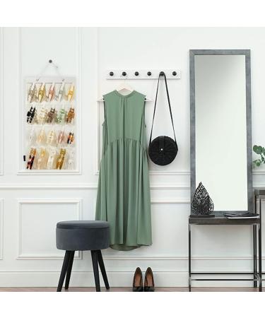 AZURAOKEY Women Claw Clip Holder Felt Hair Clips Display Rack Wall-mounted Hair Jewelry Hanging Holder Large-capacity Claw Clip Display for Teen Girls (Without Claw Clips) White - Buy Online on GoSupps.com