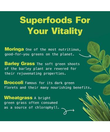 Kuli Kuli Green Power 6 oz - Super Greens Powder - Nutrient Dense Moringa, Wheatgrass, Broccoli & Barley Grass Blend - 100% Plant Based Organic Superfood Posder Sourced from Remote Farms Green Power 6 Ounce (Pack of 1) - Buy Online on GoSupps.com