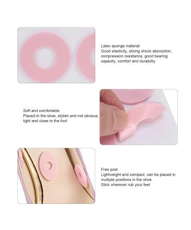 Foam Callus Cushion - Soft Corn Cushion for Feet | Anti-Wear Foot Patch (Round Pink L) - Comfort & Support for Pain Relief - Buy Online on GoSupps.com