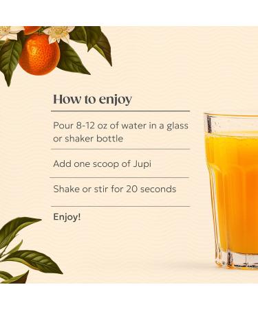 Jupi Hydration & Wellness Powder Turmeric & Ginger shots Vitamin C Supplement for Energy Immune Support & Digestive Health Vegan Gluten-Free Drink Mix for Men & Women Citrus Flavor 30 servings - Buy Online on GoSupps.com