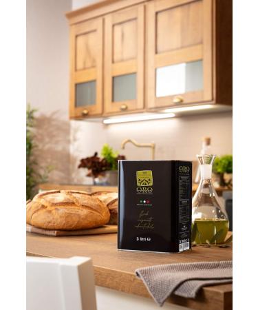 Premium Native Olive Oil Extra 100% Italian - Cold Pressed 3L Canister | Ideal for Culinary Excellence - Buy Online on GoSupps.com
