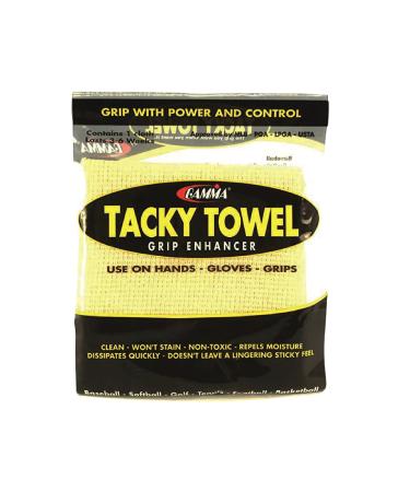 Gamma Tacky Towel Grip Traction Enhancer - Ideal for Tennis, Golf, Baseball, Football, Softball, or Basketball