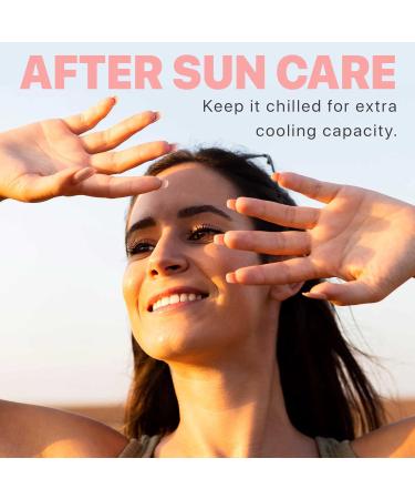 Aloe Vera Gel - USA Made Natural & Organic | Soothing Face & Hair Gel with Vitamin C & E | 8.5 Fl Oz For After Sun Care - Buy Online on GoSupps.com