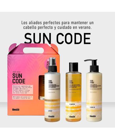  Glossco Glossco Moisturising shampoo and protects skin and hair before and after sun exposure. 240ml - Buy Online on GoSupps.com