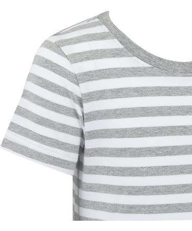 Kaycey Short Sleeve Bodysuit for Special Needs Children 13-14 Years - Grey/White - Buy Online on GoSupps.com