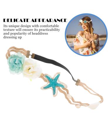 Lurrose Blue Glitter Mermaid Headband | Cat Ear Hair Straps & Mesh Hair Band for Baby Girls & Kids | Perfect Party Supplies & Decorations - Buy Online on GoSupps.com