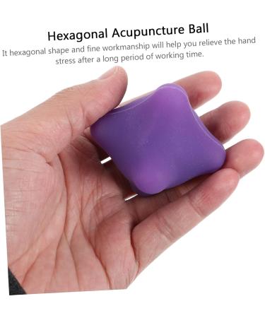 FOMIYES 2 STK Hex Grip Acupressure Balls | Silicone Hand Exercise & Massage Tools for Healthcare - Buy Online on GoSupps.com