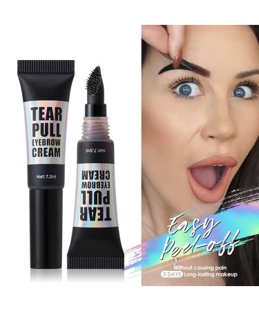Eyebrow gel peel-off tint for eyebrows | Long-lasting quick-drying tinted eyebrow mascara - The sweat-resistant buildable eyebrow gel keeps eyebrow hairs in place - Buy Online on GoSupps.com
