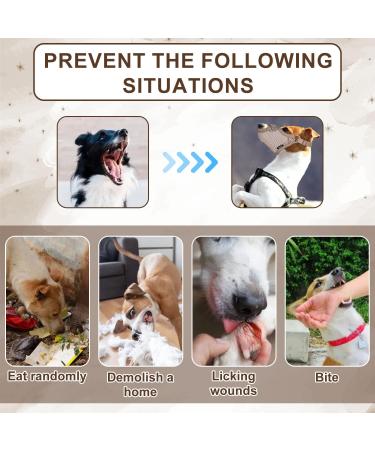 Soft Breathable Muzzle for Medium & Large Dogs - Anti-Barking & Chewing Solution Perfect Pet Gift - Buy Online on GoSupps.com