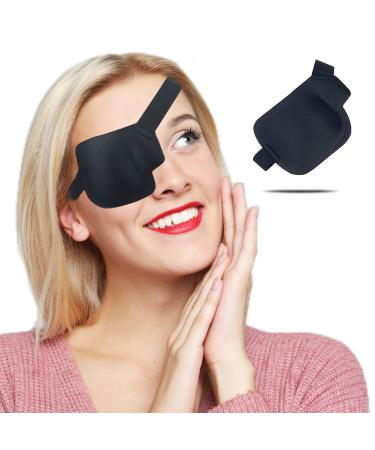 3D Eye Patch Medical Eye Patches for Adults Kids 3D Amblyopia Lazy Eye Patches for Right Eye Right Black