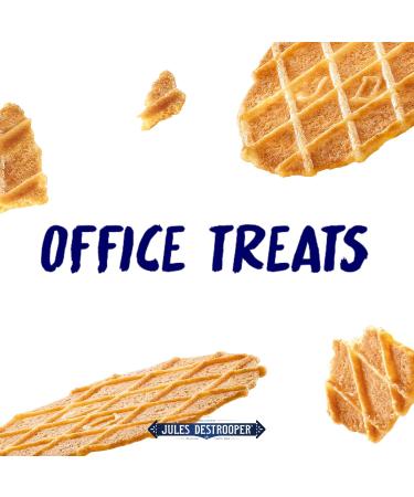  Vandeca Jules Destrooper Natural Butter Waffles in a gift box with the inscription "Office Treats" - Belgian butter biscuits - 100g - Buy Online on GoSupps.com
