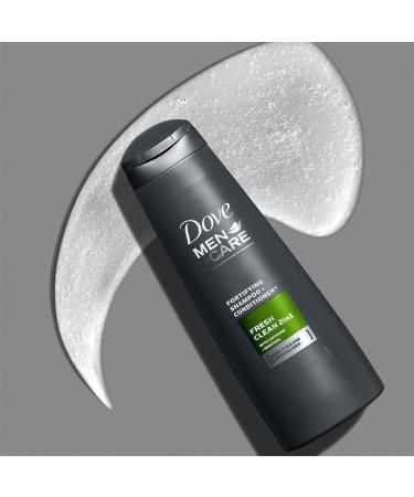 Dove Men + Care Fresh Clean 2 in 1 Shampoo and Conditioner 400 ml - Gentle Cleansing and Conditioning - Buy Online on GoSupps.com