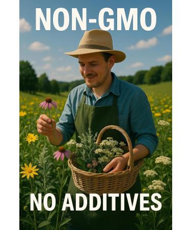 Organic Dried Valerian Root (Valeriana Officinalis) - 1 lb Bulk Pack - Premium Quality Natural- Non-GMO No Fillers Vegan Kosher - Ideal for Teas Tinctures and Capsules - Buy Online on GoSupps.com