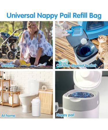Yuragim 10-Pack Diaper Refill Cassettes | Anti-Odor Smell-Tight Design | Compatible with Diaper Pails & Litter Loose - Buy Online on GoSupps.com