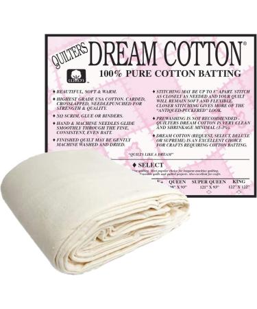 Quilter's Dream Select Loft Twin White Batting - Ideal for Quilting - Buy Online on GoSupps.com