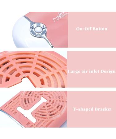 GreenLife USB Rechargeable Portable Mini Fan - Bladeless Handheld Eyelash Dryer & Air Conditioning Blower (Purple) - Perfect for Eyelash Extensions - International Shipping Available - Buy Online on GoSupps.com