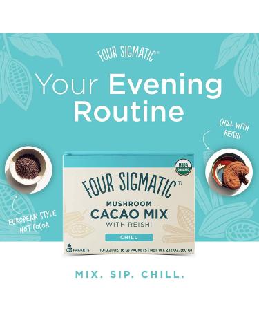 Four Sigma Hot Cocoa with Reishi 60g 4 Pack - Buy Online on GoSupps.com