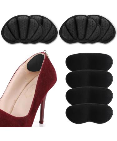 4 Pairs Heel Grips Inserts - Anti Blister Cushion Pads for Loose Shoes & Boots | Reusable Heel Protectors for Men & Women - Buy Online on GoSupps.com
