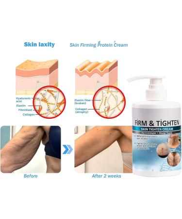 Skin Firming Cream Anti-Wrinkle Moisturizing Face and Body Cream Professional Skin Firming Cream Collagen Cream Body Lotion (2pcs) - Buy Online on GoSupps.com