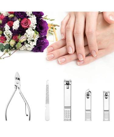 Cater Manicure Nail Clippers Set - Professional 12Pcs Grooming Kit with Luxurious Travel Case - Buy Online on GoSupps.com