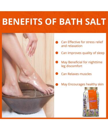 Himalayan Bath Salts Blood Orange & Lavender Essential Oils Body Soak - 6lbs Total (Pack of 2) - Buy Online on GoSupps.com
