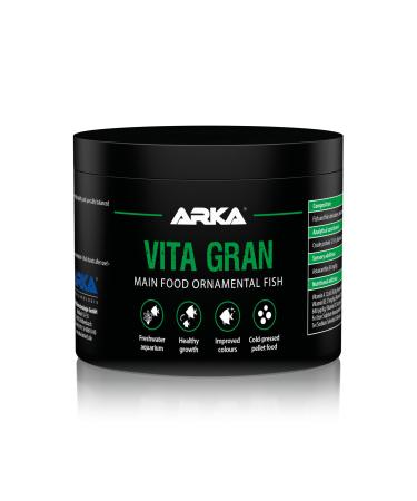 Microbe-Lift Vita Gran - 500 ML - Nutrient-Rich Granulated Food for Vivid Colors and Healthy Growth in Freshwater Aquarium Fish, Cold Pressed.