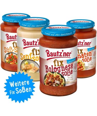 Bautz'ner Fix Bolognese Sauce - Ready-Made 400ml Jars (Pack of 6) | Delicious International Shipping - Buy Online on GoSupps.com