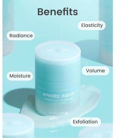 Buy BEYOND Plumping Lipcerin - Hydrating Lip Balm & Sleeping Mask | Vegan Collagen Hyaluronic Acid Peptides for Dry Lips - Buy Online on GoSupps.com
