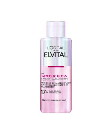 L'Or al Paris Elvital Glycolic Gloss 5 minutes hair lamination for lackluster and blunt hair for improving hair quality and for more shine with glycolic acid 200 ml - Buy Online on GoSupps.com