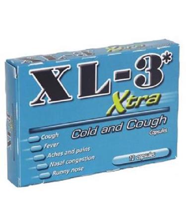 JUWA Product of XL-3 Xtra Cold & Cough Capsules Count 1 - Medicine Cold/Sinus/Allergy/Grab Varieties & Flavors