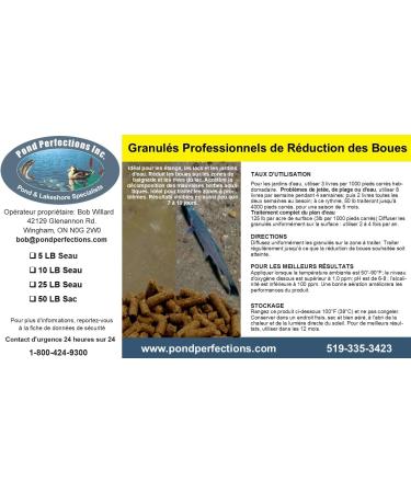 Pond Perfections Sludge Reduction Pellets 10lbs Natural Muck Remover for Ponds and Lakes 10 LBS - Buy Online on GoSupps.com