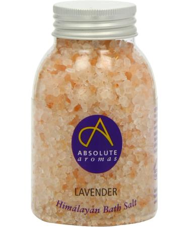 Absolute Aromas Sels de Bain la Lavande 290g - Sel Rose Naturel de l'Himalaya infus avec de l'Huile Essentielle de Lavande Fran aise Pure 100% - D tendez et impr gnez les muscles fatigu s 290 g (Lot de 1) - Buy Online on GoSupps.com