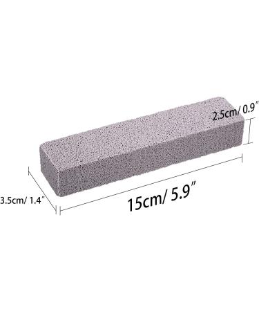 Pumice Stones for Cleaning - Grey Pumice Stick Cleaner for Toilet Bowl Ring Removal - 30pcs - 5.9 x 1.4 x 0.9 Inch - Buy Online on GoSupps.com