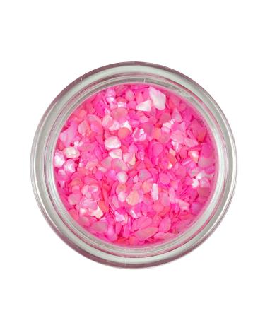 N&BF Nail Art Crushed Shells Pink | Perlmutt Splinters for Gel & Acrylic Nails | Glitter Sea Shells for Stunning Nail Designs - Buy Online on GoSupps.com