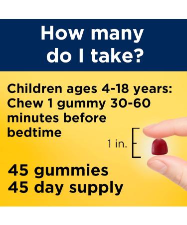 Nature Made Kids First Sleep Melatonin Gummies 100% Drug-Free Sleep Aid Kids Sleep Gummies for Restful Sleep 45 Count 45 Count (Pack of 1) - Buy Online on GoSupps.com