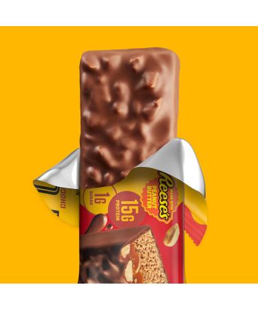 FULFIL Chocolate Peanut Butter Flavored Protein Bar Made with REESE's Peanut Butter Gluten Free with 15g Protein Pantry Staples 12 Count 15g Protein (pack of 12) - Buy Online on GoSupps.com