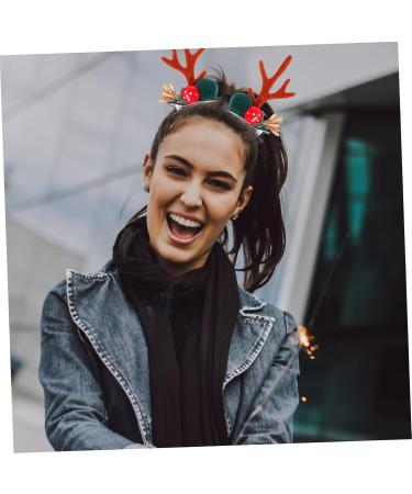 minkissy 8 Pairs Christmas hair clips antler alligator clips hair decoration antler hair barrette duckbill hair clips bill hair clips for women girls costumes Duckbill Hairpins animal - Buy Online on GoSupps.com